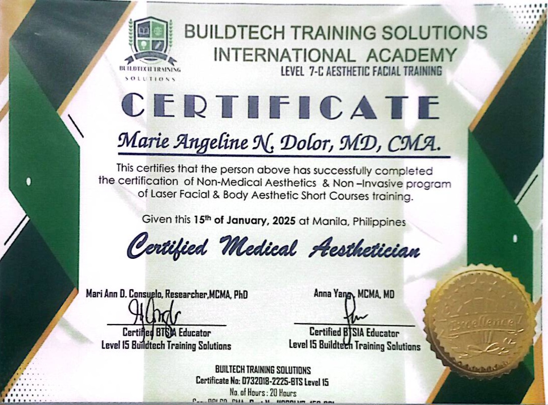 Medical Aesthetician Certification
